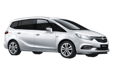 Car Hire Antrim - Vauxhall Zafira 7-Seater - Minibus hire Antrim